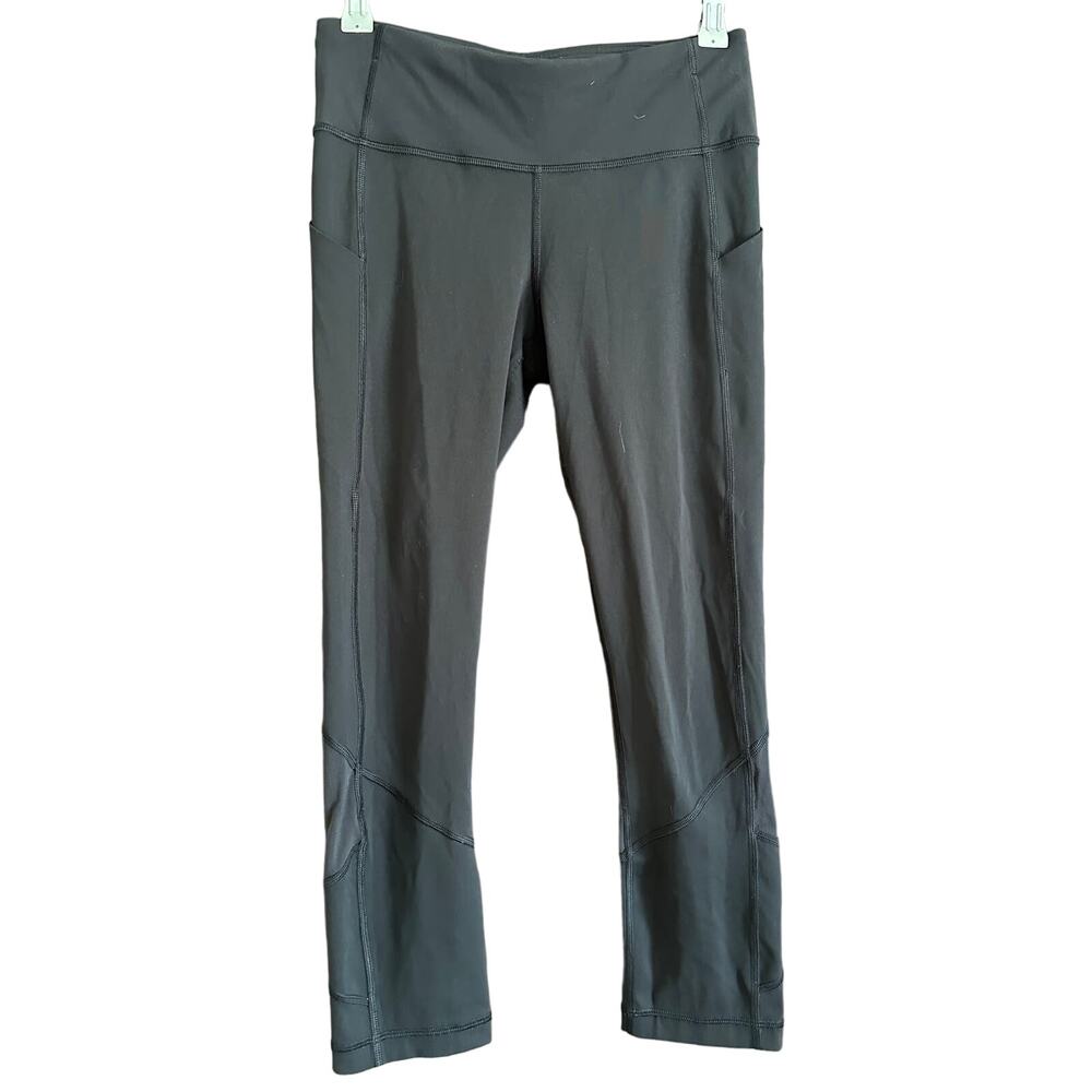 LULULEMON | Black Pace Rival Crop Leggings 22 Luxtreme | Size 4